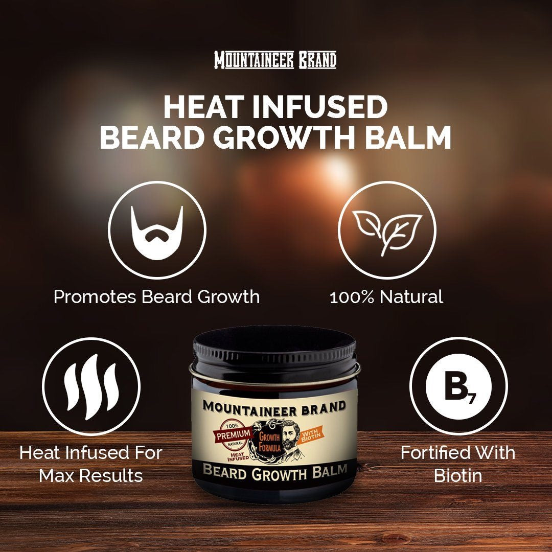 Heat infused Beard Growth Balm With Biotin