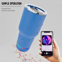 Thumbnail for Bluetooth Speaker Tumbler – 15 oz Stainless Steel Insulated Travel Mug with Built-in Wireless Speaker – Spill-Resistant, Rechargeable, IPX6 Waterproof – Perfect for Coffee, Tea, and Music Lovers!