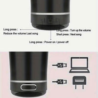 Thumbnail for Bluetooth Speaker Tumbler – 15 oz Stainless Steel Insulated Travel Mug with Built-in Wireless Speaker – Spill-Resistant, Rechargeable, IPX6 Waterproof – Perfect for Coffee, Tea, and Music Lovers!