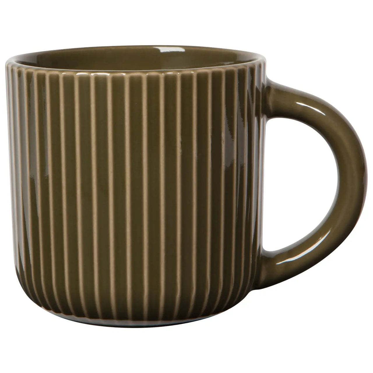 Fluted Stoneware Mug 20 oz