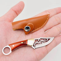 Thumbnail for Hollow Blade Portable Wooden Handle Knife