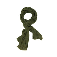 Thumbnail for Fern Olive Green 100% Cashmere Scarf