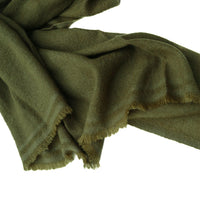 Thumbnail for Fern Olive Green 100% Cashmere Scarf