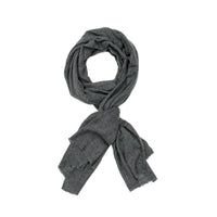 Thumbnail for Steely Gray Cashmere All-Season Scarf