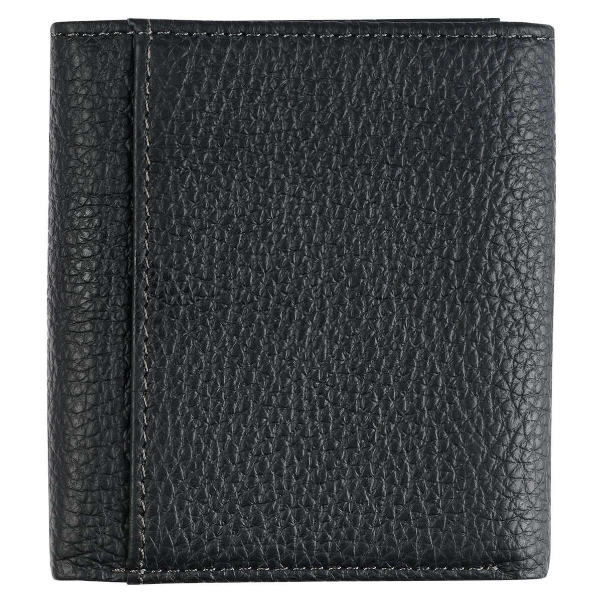 Black Leather Wallet - Walk By Faith