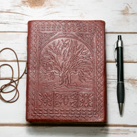 Thumbnail for Tree of Life Handmade Leather Journal