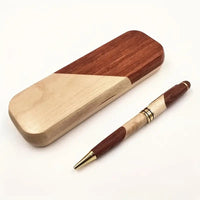 Thumbnail for Handcrafted Wooden Ballpoint Pen with Display Case