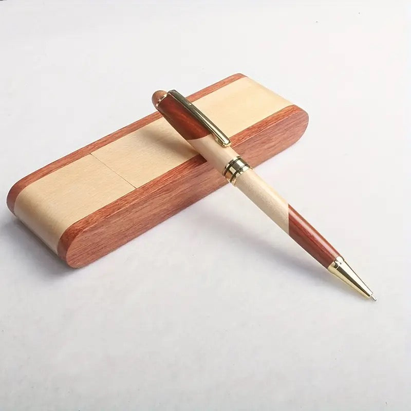 Wood Pen and Box Set