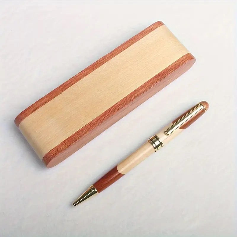 Wood Pen and Box Set