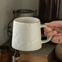 Thumbnail for Vintage Embossed Ceramic Coffee Mug