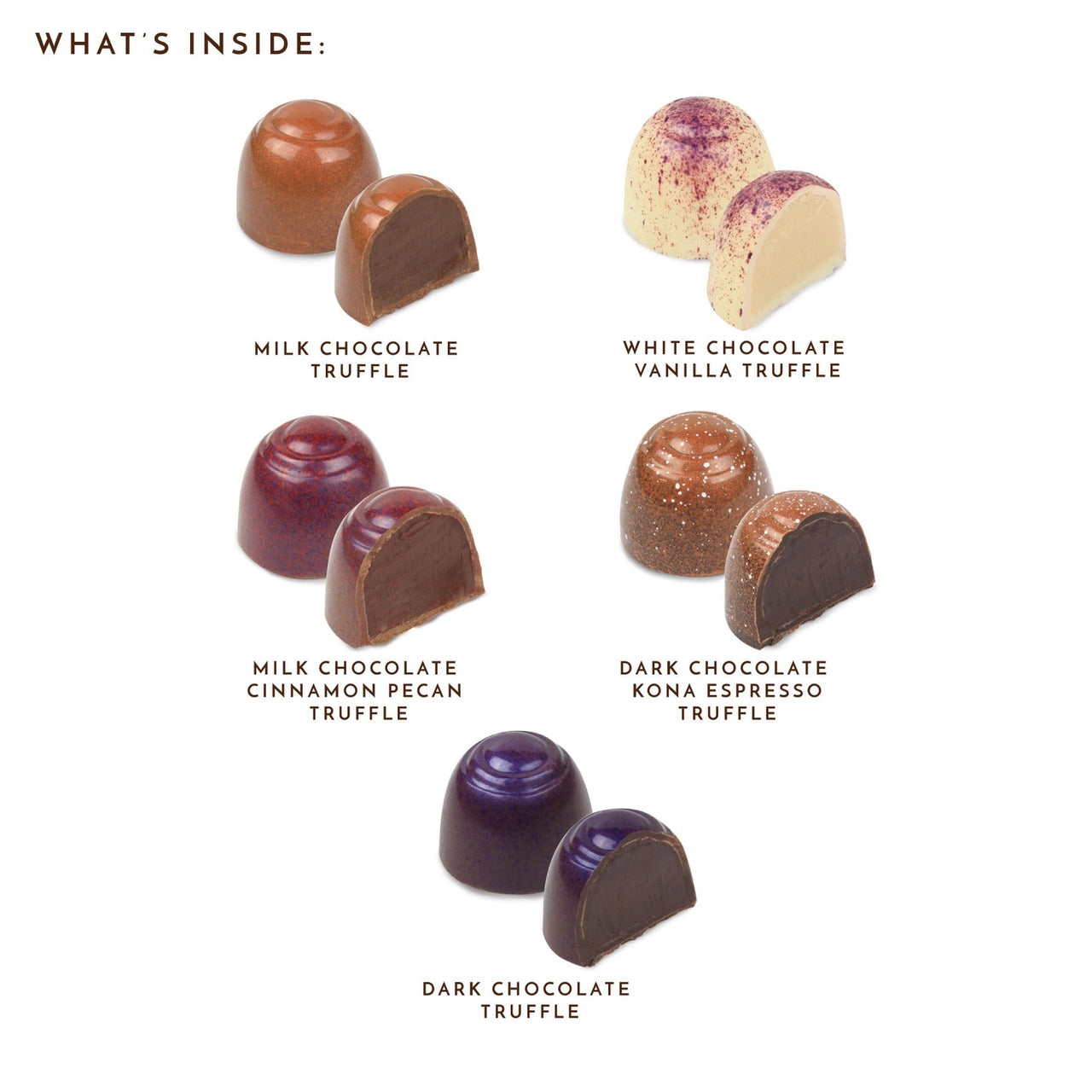 5-Piece Truffle Sampler Collection