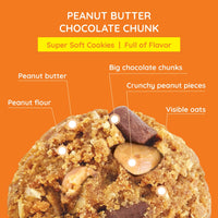 Thumbnail for Peanut Butter Chocolate Chunk Cookies - Individually Wrapped