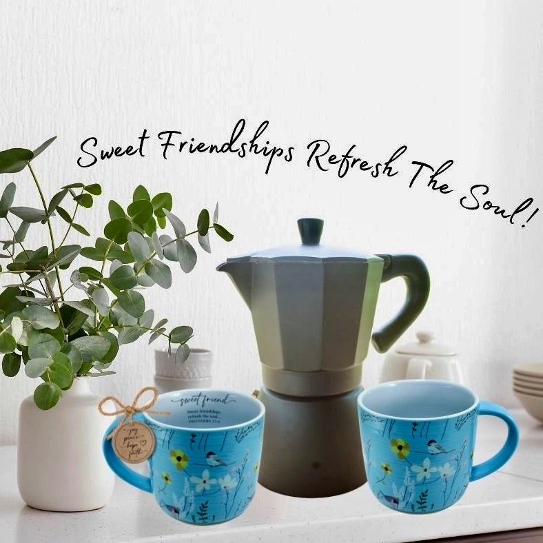 LCP Coffee Mug - Sweet Friend Spring Garden Bird