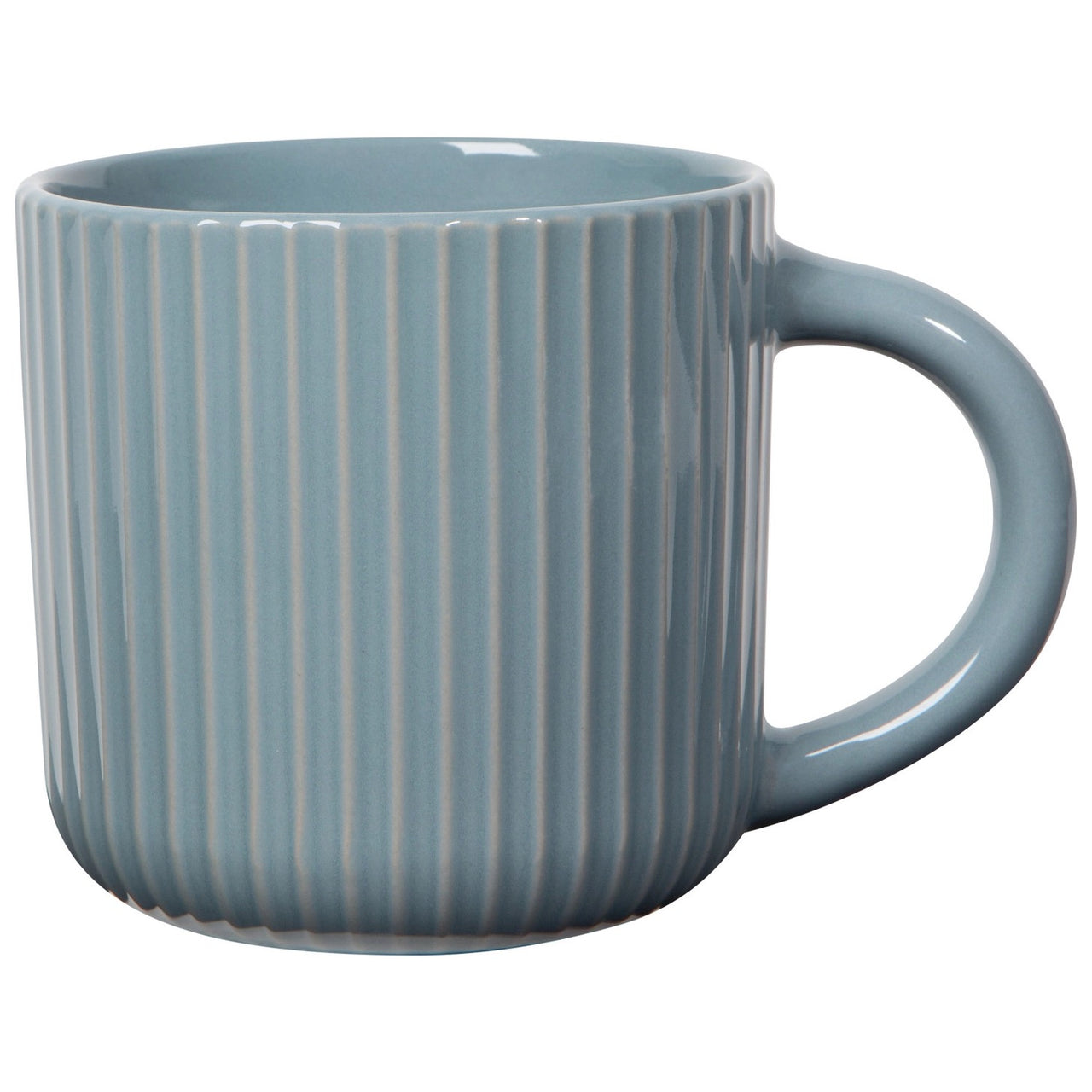 Fluted Stoneware Mug 20 oz