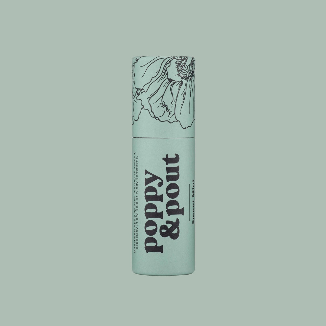 Poppy & Pout Sweet Mint Lip Balm